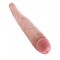 Двухсторонний фаллоимитатор King Cock 16 Tapered Double Dildo, 40,6х4,3 см (коричневый)