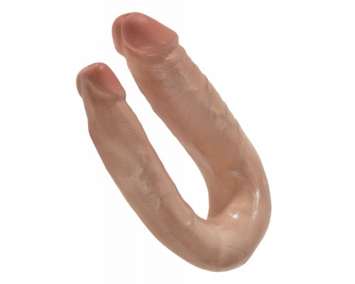 King Cock U-Shaped Small Double Trouble фаллоимитатор 12.7х2.8 см.