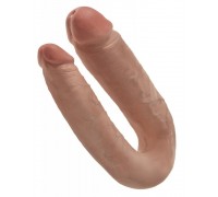 Pipedream King Cock U-Shaped Double Trouble L двойной фаллоимитатор 17.8х4.3 см.