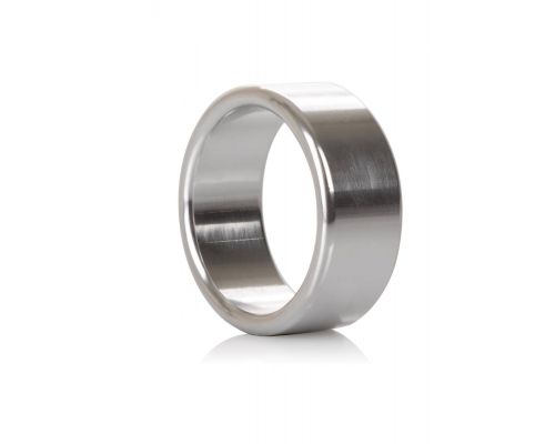 CalExotics Alloy Metallic Ring M - широкое металлическое эрекционное кольцо, 3,75 см