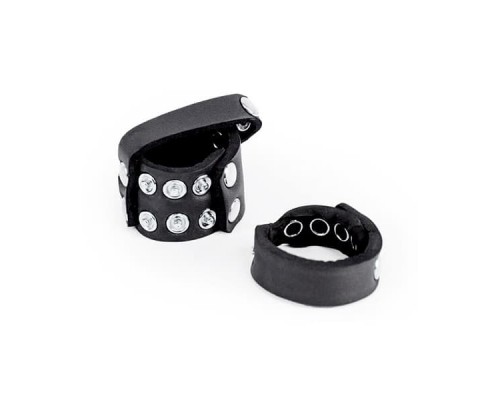 Topco Sales Kinky Cock Ring & Ball Harness - двойное эрекционное кольцо