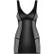 Сексуальное платье Obsessive 823-DRE-1, черный, (S/M)