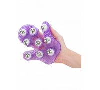 Simple & True Roller Balls Massager перчатка для массажа (пурпурный)