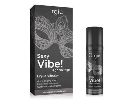 Orgie Sexy Vibe! High Voltage - возбуждающий гель жидкий вибратор, 15 мл
