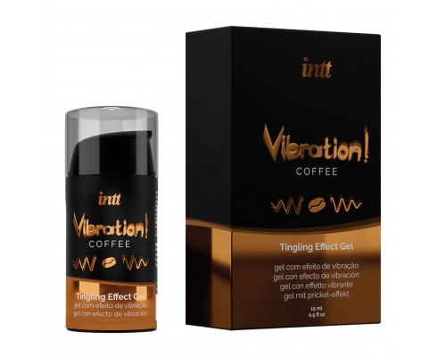 Intt Vibration Coffee - жидкий вибратор со вкусом кофе, 15 мл