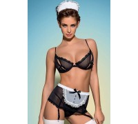 Сексуальный костюм Obsessive Maidme set (L/XL)