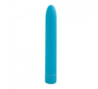 Вибромассажер Climax Smooth, 15,25х2,5 см (голубой)