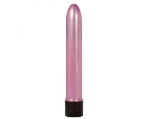 Вибратор пластиковый Retro Slimline, 20х3 см (розовый)