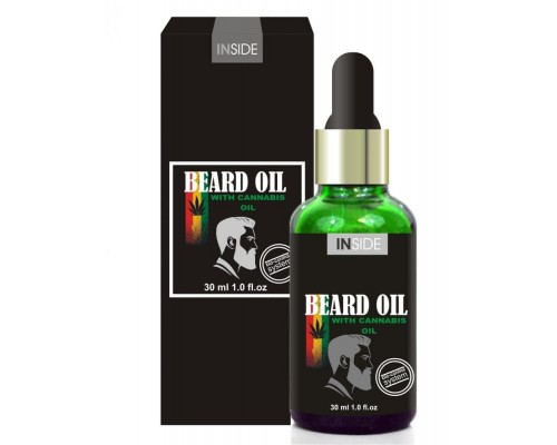 Inside Beard Oil средство для бороды c маслом макадами и конопляным маслом 30 мл.