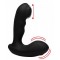 Xr Brands 7X P-MILKER Silicone Prostate Stimulator with Milking Bead - массажер простаты,(черный) 9.2х3.3