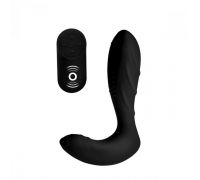 Silicone Prostate Vibrator with Remote Control - массажер простаты с дистанционным управлением, 14.3х3.1 см.