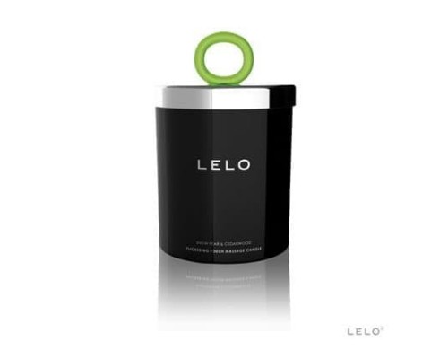 Lelo - Свеча для массажа, 150 гр (груша и кедровое дерево)