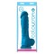 Фаллоимитатор на присоске Coloursoft Soft Dildo, 19х5 см (голубой)