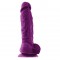 Фаллоимитатор на присоске Coloursoft Soft Dildo, 19х5 см (голубой)