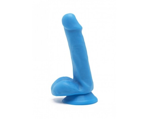 Toy Joy Get Real Happy Dicks Dildo 6 In w.Balls фаллоимитатор с мошонкой и присоской, 15х3,5 см (голубой)