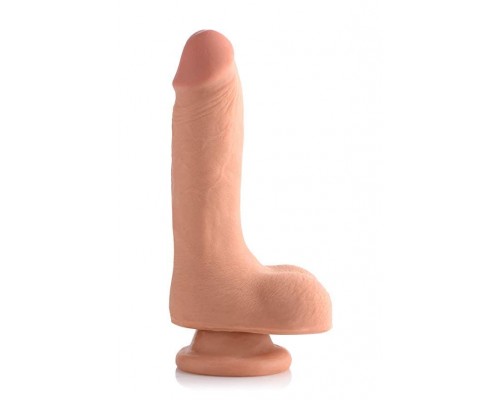 7 Inch Ultra Real Dual Layer Suction Cup Dildo - Medium Skin Tone фаллоимитатор 15х4.5 см. (телесный)