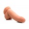 8 Inch Ultra Real Dual Layer Suction Cup Dildo - Medium Skin Tone - фаллоимитатор 18х5 см. (телесный)