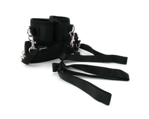 Pipedream Collar with Cuffs and Leash - ошейник с поводком и наручниками