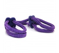 Наручники Japanese Silk Love Rope Ankle Cuffs (фиолетовый)