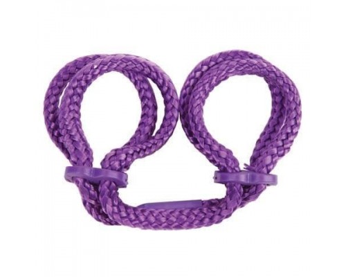 Наручники из японского шелка Japanese Silk Love Rope Wrist Cuffs (фиолетовый)