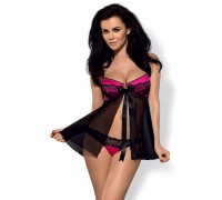 Сексуальный комплект Obsessive Roseberry babydoll (L/XL)