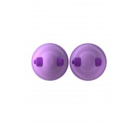 Pipedream Vibrating Nipple Suck Hers - виброприсоски-стимуляторы на соски (пурпурный), 5 см