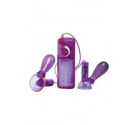 Pipedream Vibrating Nipple Pumps - Вибро-помпа для сосков(пурпурный), 2.5х2.5см