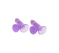 Вибро-помпы на соски Vibrating Nipple Pump (фиолетовый)