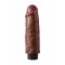 Вибратор Pipedream Vibrating King Cock 6, 15,4х4,8 см (коричневый)