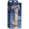 Doc Johnson The Realistic® Cock ULTRASKYN Vibrating 8” - реалистичный вибратор из киберкожи, 18х5 см (телесный)