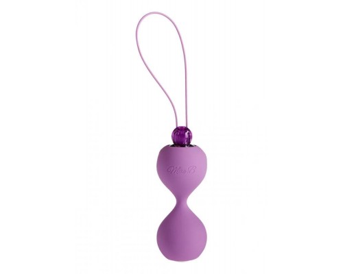 Mae B Soft Touch Vibr Love Balls - вагинальные шарики с вибрацией, 3,5 см (фиолетовый)