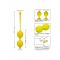 CalExotics Kegel Training Set Lemon вагинальные шарики, 9.5х3.25 см