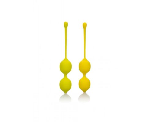 CalExotics Kegel Training Set Lemon вагинальные шарики, 9.5х3.25 см