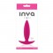 Inya Spades - Small анальная пробка, 8х2.5 см. (розовый)