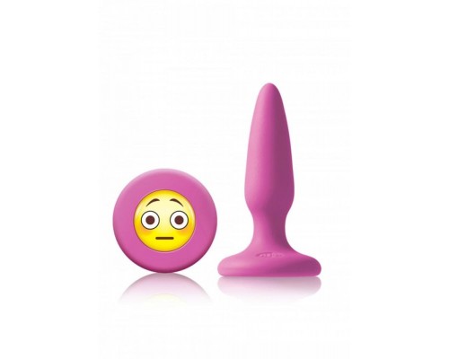 NS Novelties Mojis Mini Plug #OMG маленькая анальная пробка, 7х2 см (розовый)