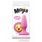 NS Novelties Mojis Plug #WTF Medium - средняя анальная пробка с эмоджи, 8х3,7 см (розовый)