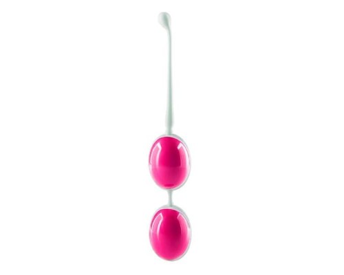Вагинальные шарики MF Duo Balls, 10Х3 см (розовый)