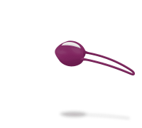 Fun Factory SmartBall Uno - Вагинальный шарик, 4.5х3.6 см (фиолетовый с белым)