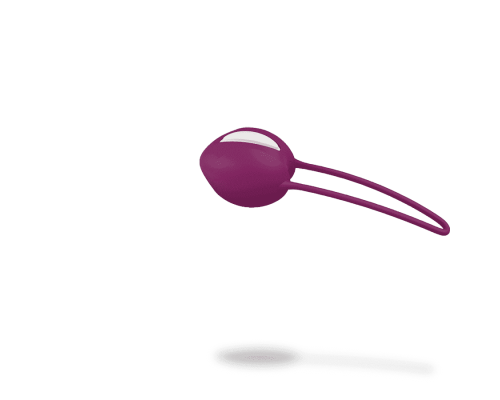 Fun Factory SmartBall Uno - Вагинальный шарик, 4.5х3.6 см (фиолетовый с белым)