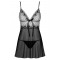 Комплект Obsessive Greyla babydoll (L/XL)