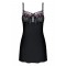 Комплект Obsessive Floweria chemise (S/M)