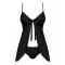 Эротический комплект Obsessive Blackardi babydoll (L/XL)