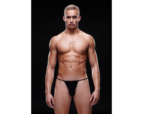 Мужские стринги Microfiber G-string (черный S/M)