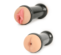 Penthouse® Double Sided Stroker, Heather Starlet - двухсторонний мастурбатор, 22.2х7.6 см (телесный)