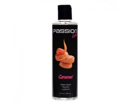 Passion Licks Caramel Water Based Flavored Lubricant - лубрикант, 236 мл. (карамель)