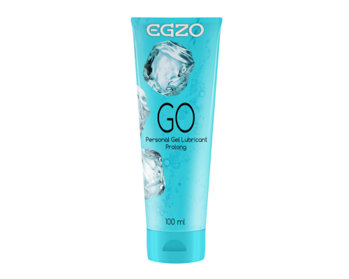 EGZO GO - Продлевающий гель-лубрикант с охлаждающим эффектом, 100ml