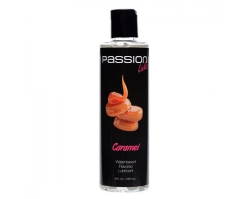 Passion Licks Caramel Water Based Flavored Lubricant - лубрикант, 236 мл. (яблоко)