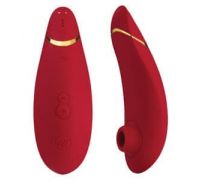 Womanizer Premium - Вакуумный стимулятор клитора, 15,5х5 см (красный)