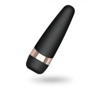 Satisfyer Pro 3 Vibration - вакуумный стимулятор клитора с вибрацией, (черный)