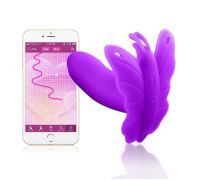 Стимулятор для клитора Realov Lydia I - Smart Butterfly Vibe - App Control (пурпурный)